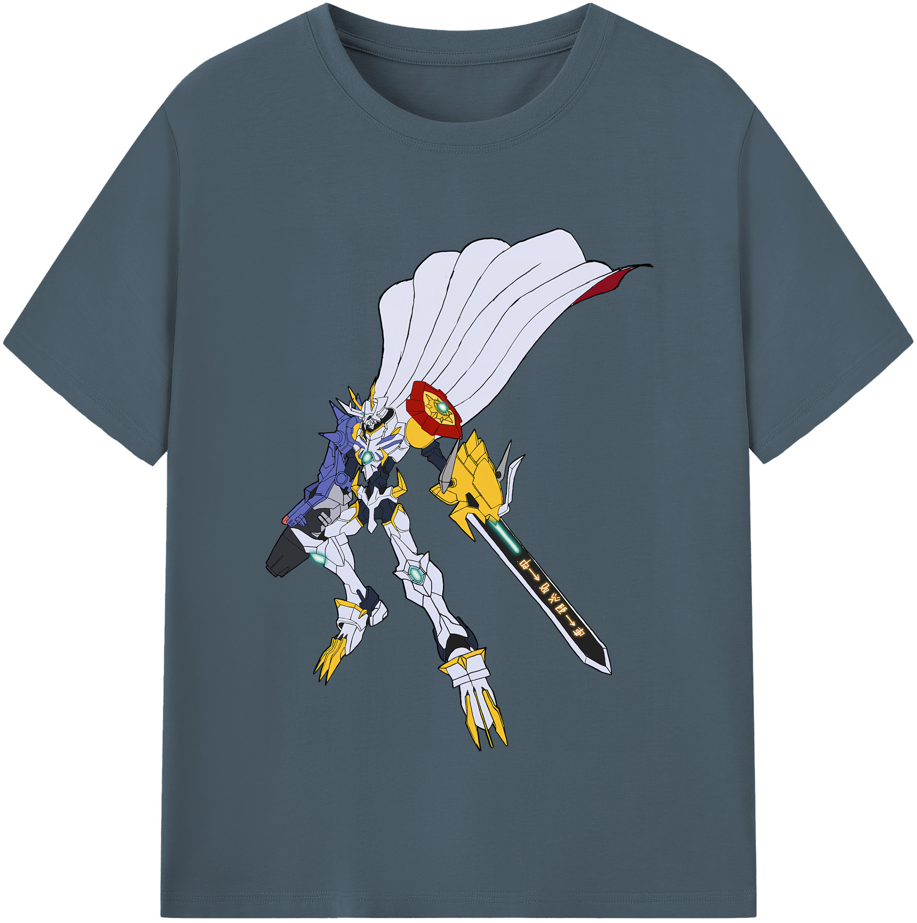 （画像用） Digimon デジタルモンスター/デジモン 綿100％半袖Tシャツ（フロントプリント）